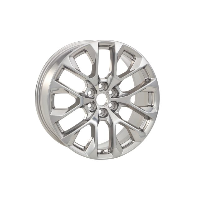 Chevrolet 20x8.5-Inch Multi-Spoke Aluminum Wheel in Polished