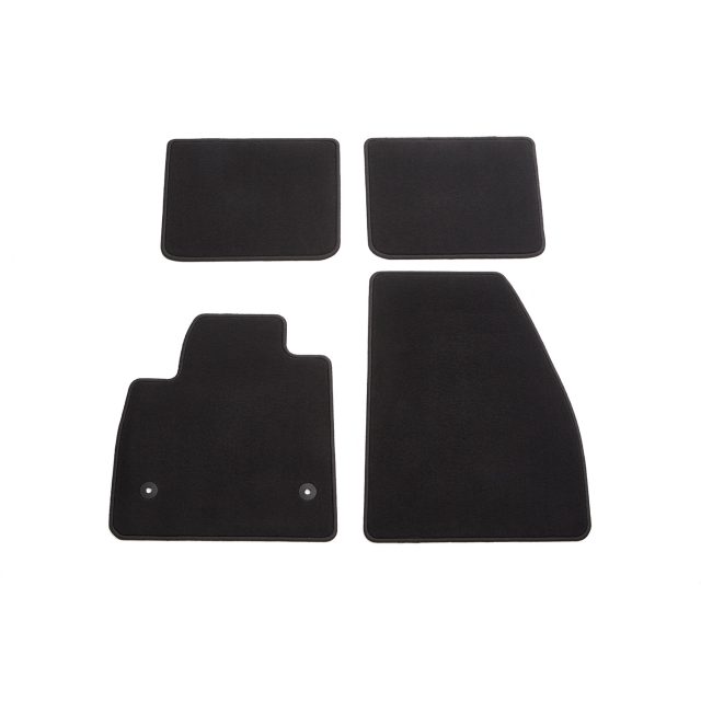 Chevrolet First- and Second-Row Carpeted Floor Mats in Jet Black