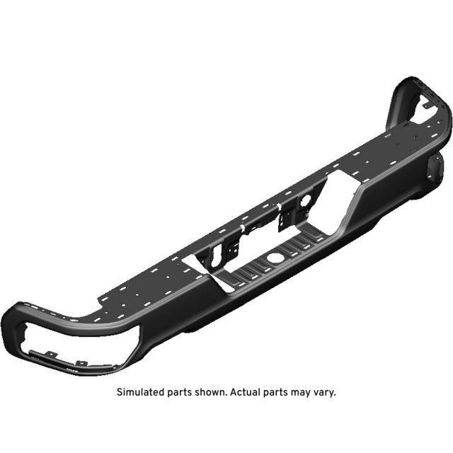 GMC GM Genuine Parts Primed Rear Bumper Impact Bar | 84574364 