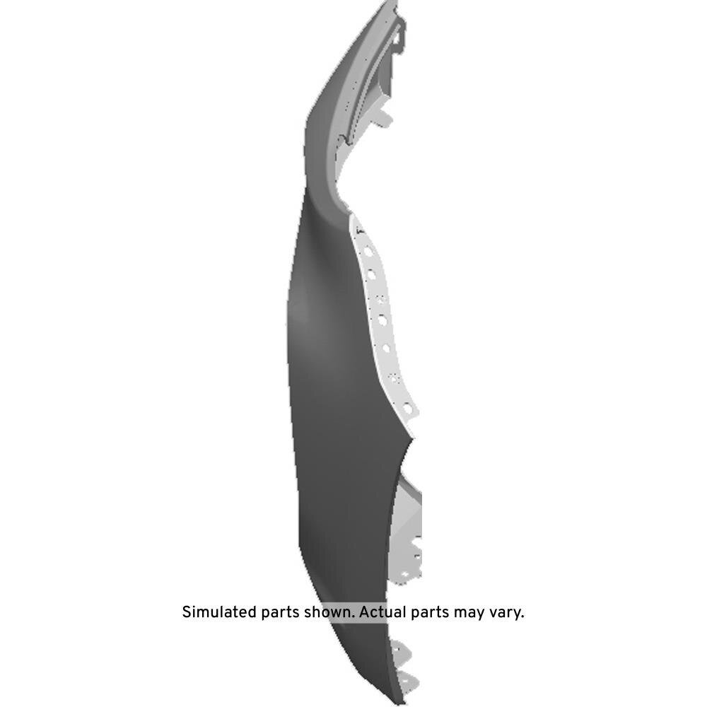 GM Genuine Parts Primed Front Driver Side Bumper Upper