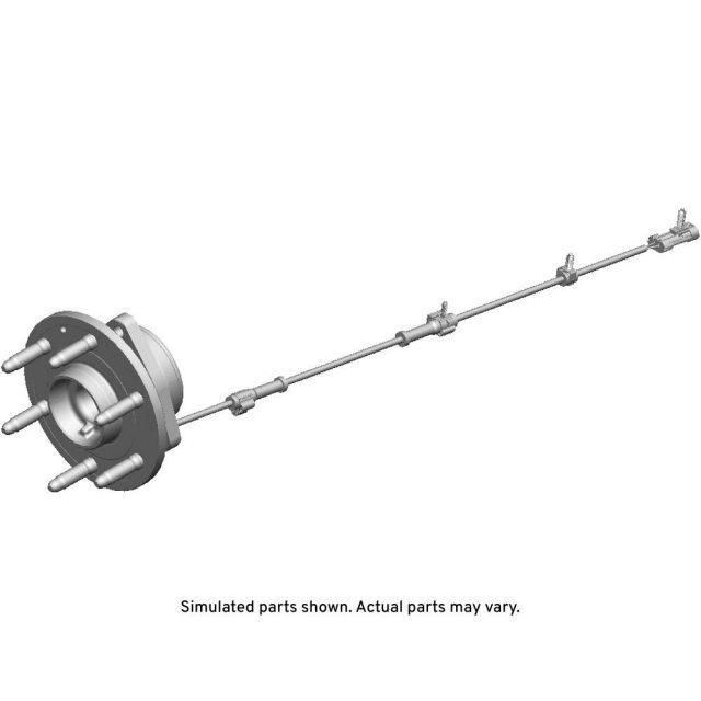 GM Genuine Parts Front Wheel Hub and Bearing Assembly with Wheel 