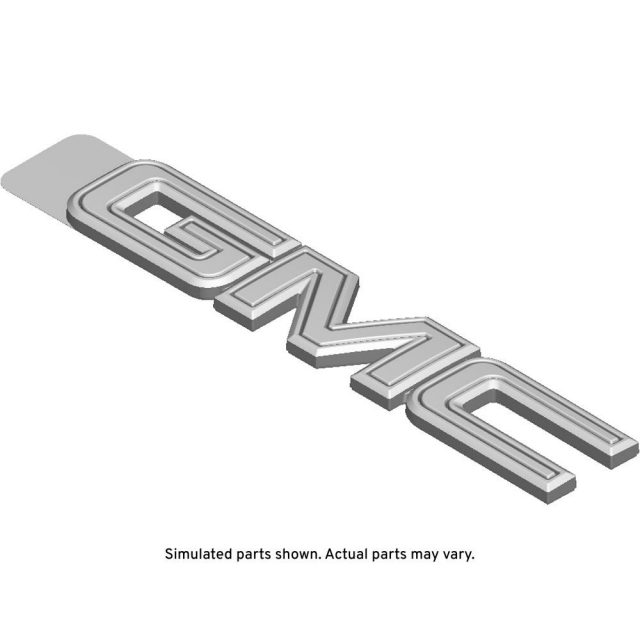 GMC GM Genuine Parts Vader Chrome Multi-Purpose Emblem GMC GM Genuine Parts Vader Chrome Multi-Purpose Emblem