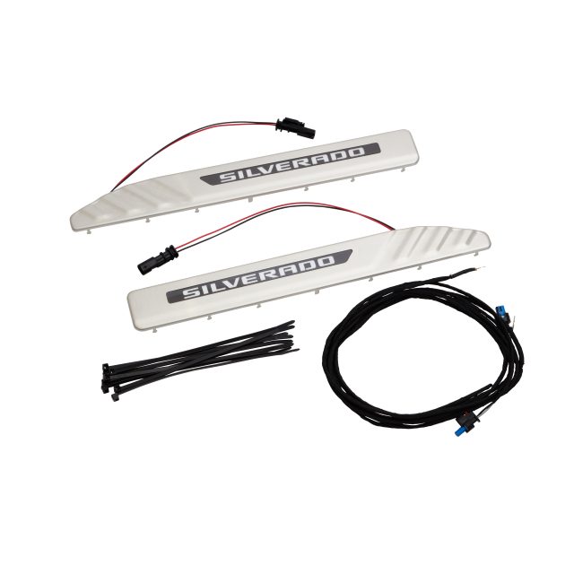 Chevy illuminated door sill plates discount