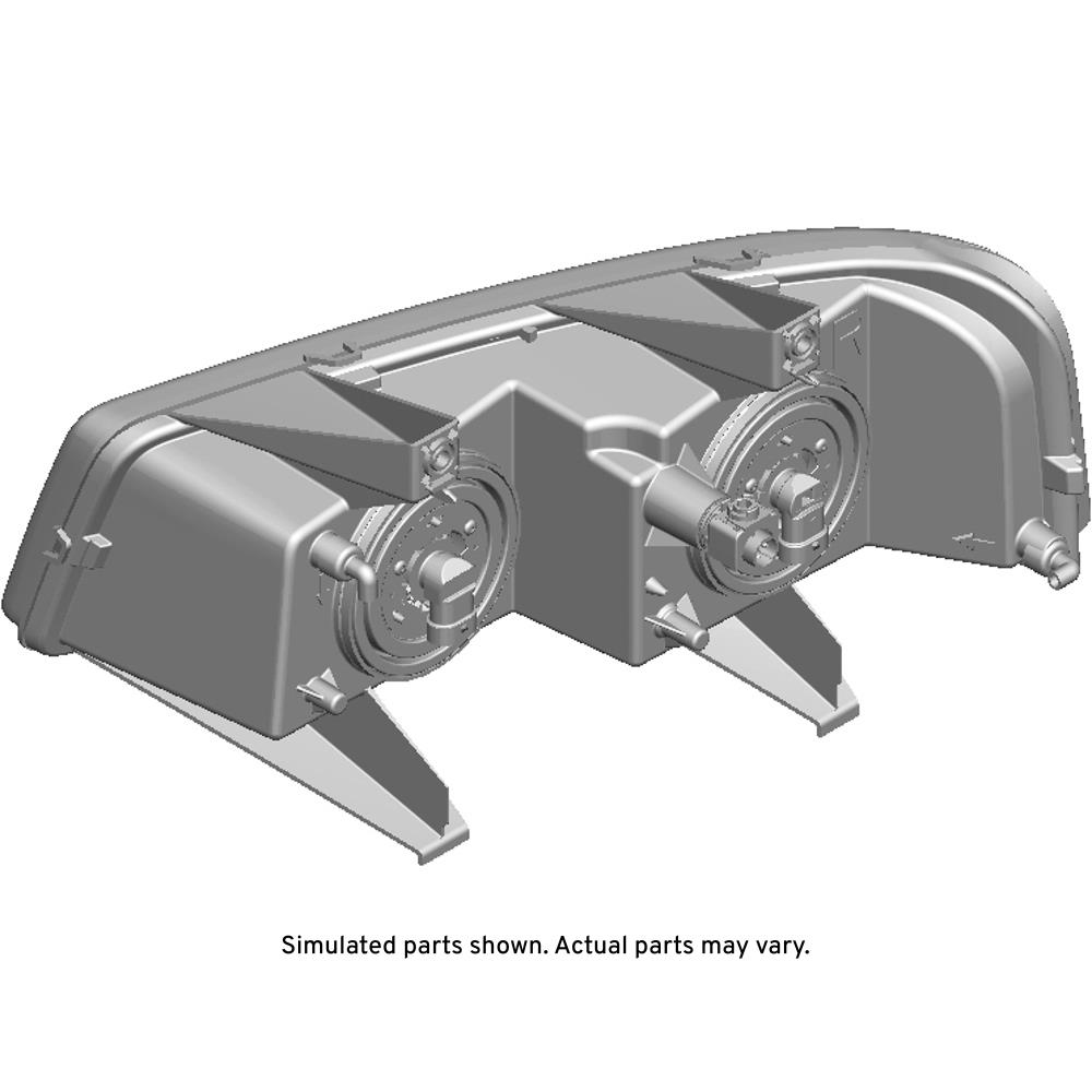 GMC GM Genuine Parts Halogen Passenger Side Headlamp