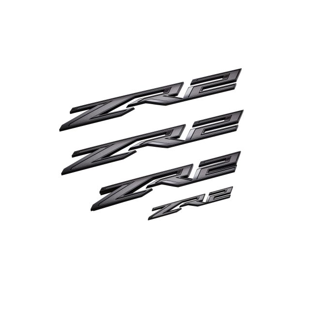 Chevrolet Silverado ZR2 Emblems in Black | 86539790
