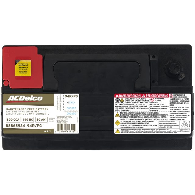 Chevrolet ACDelco Gold 42 Month Warranty BCI Group 94R Chevrolet ACDelco Gold 42 Month Warranty BCI Group 94R