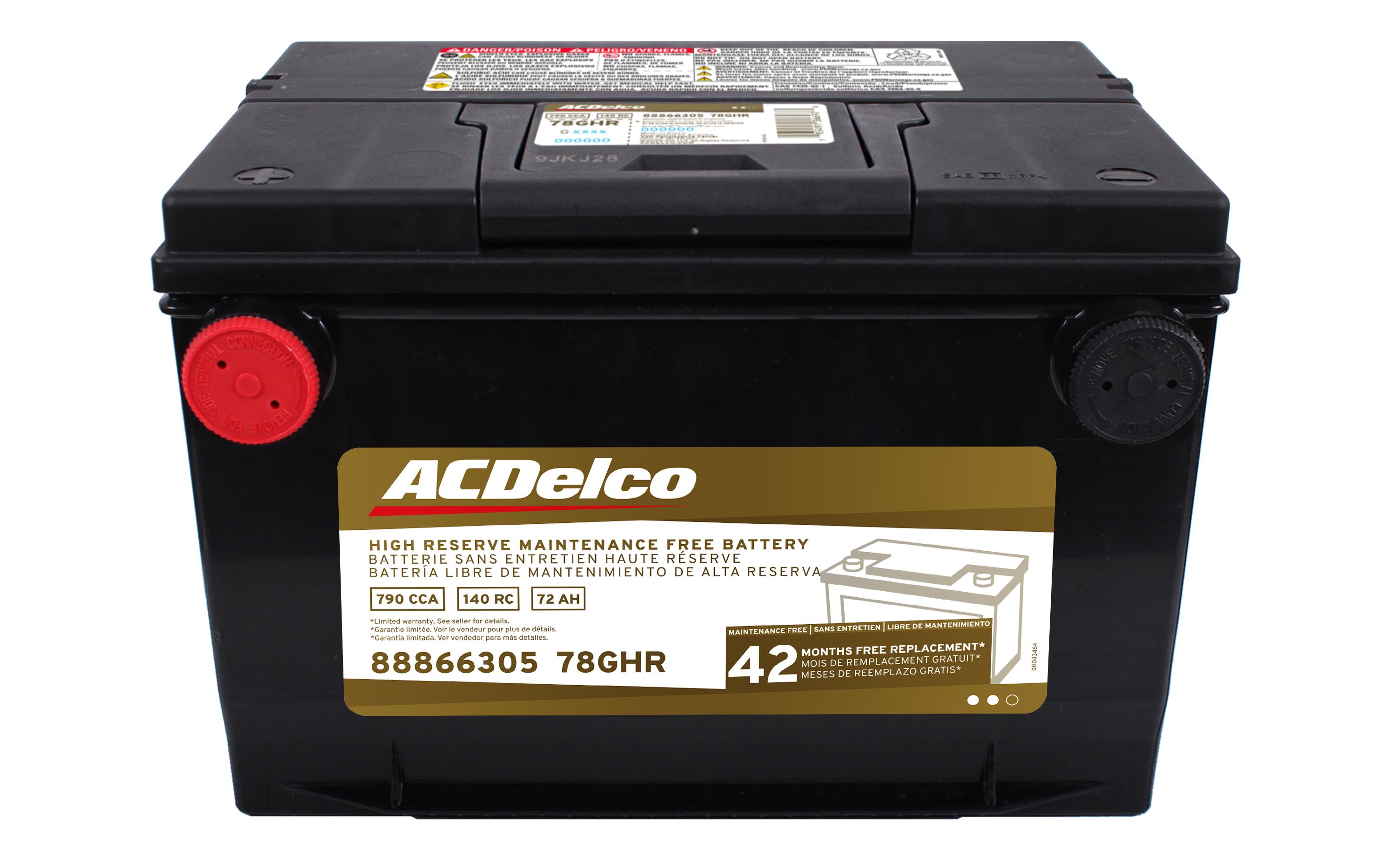 激安アウトレット通販 Gold ACDelco GMC 42 78 Group BCI Reserve High Warranty Month Z/X (ゼクス)